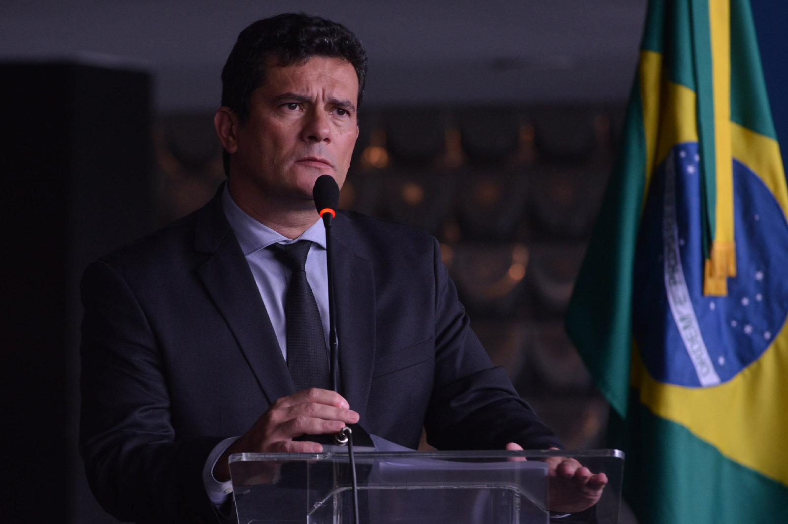 Ministro Sérgio Moro da Justiça, que tem manifestado contra soltura de assaltantes com base em Recomendação do CNJ