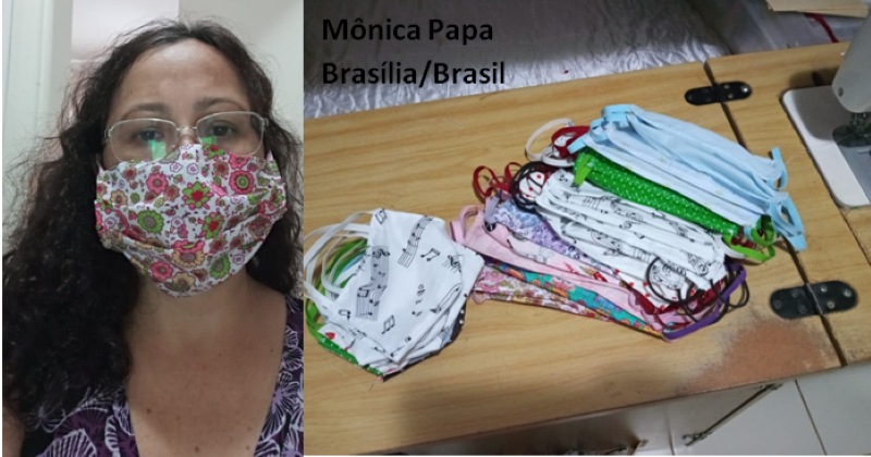 Mônica Papa, de Brasília - "É hora de ajudar!"