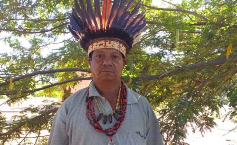 O representante das comunidades indígenas do sul do estado, Antônio James Rodrigues dos Santos