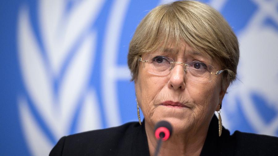 A chilena Michelle Bachelet, Alta Comissária da ONU para Direitos Humanos