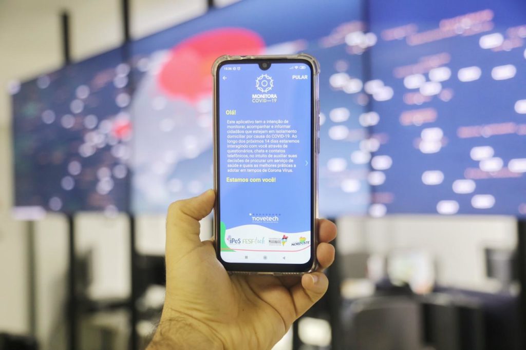 Aplicativo Monitora COVID-19 fará o registro de informações da população com suspeita da Novo Coronavírus