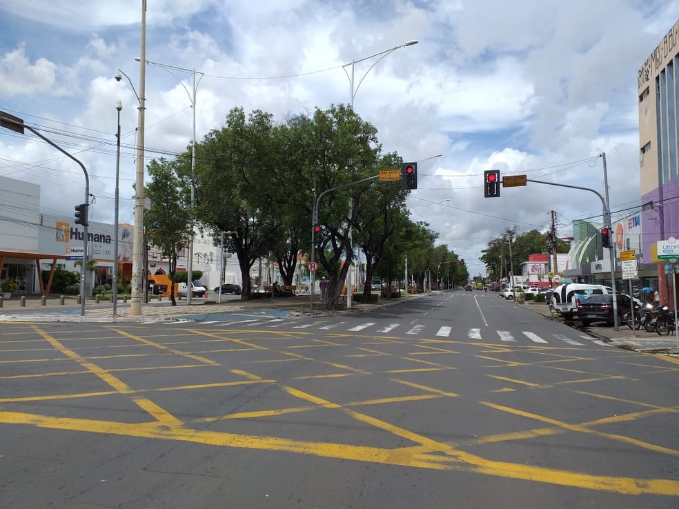 Avenida Frei Serafim, no Centro de Teresina