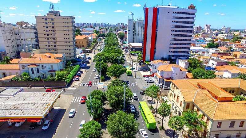 Avenida Frei Serafim, no Centro de Teresina