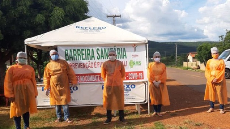 Barreiras sanitárias faz controle de todas as pessoas que entram na cidade