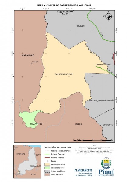 Cete é responsável por rever os limites territoriais dos municípios piauienses e das divisas entre o Piauí e outros estados.