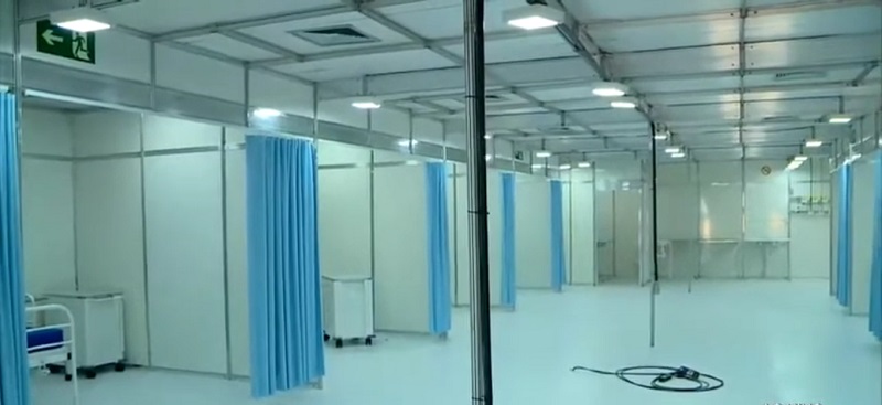 hospital de campanha do HUT