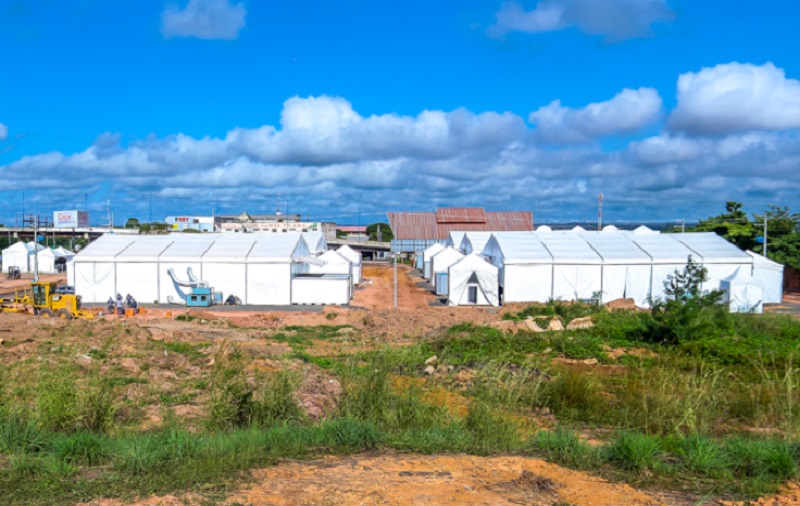 hospital de campanha do HUT