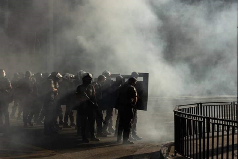 Protesto em São Paulo