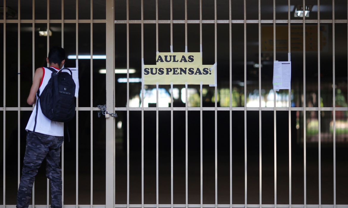 Aulas suspensas