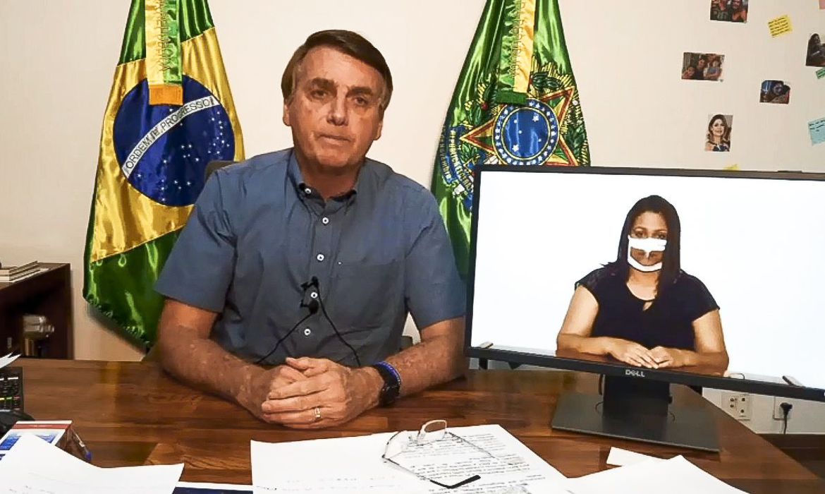 Bolsonaro durante live semanal (23-07-2020)