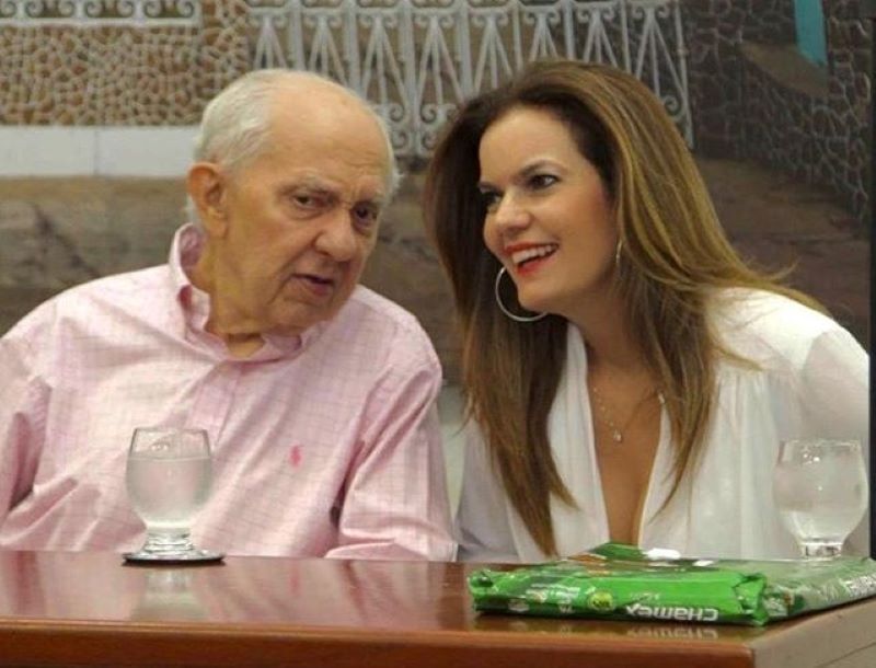 Eloi Portella e a sobrinha Iracema Portella