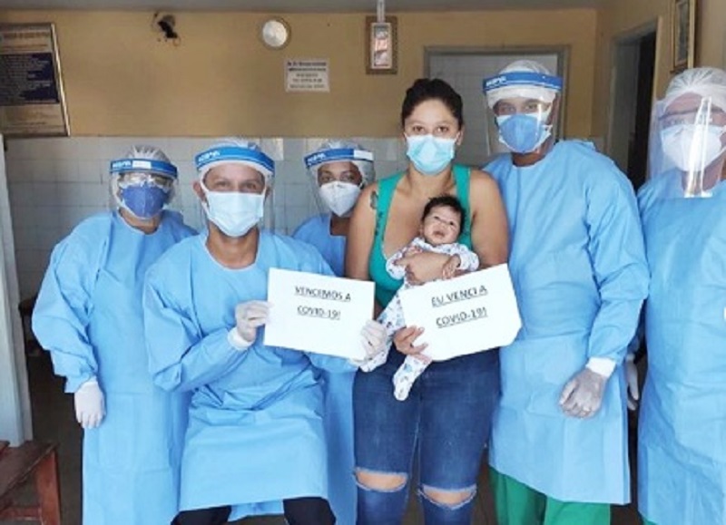 Mariana, mãe do bebê disse que não sabe como o filho contraiu a doença