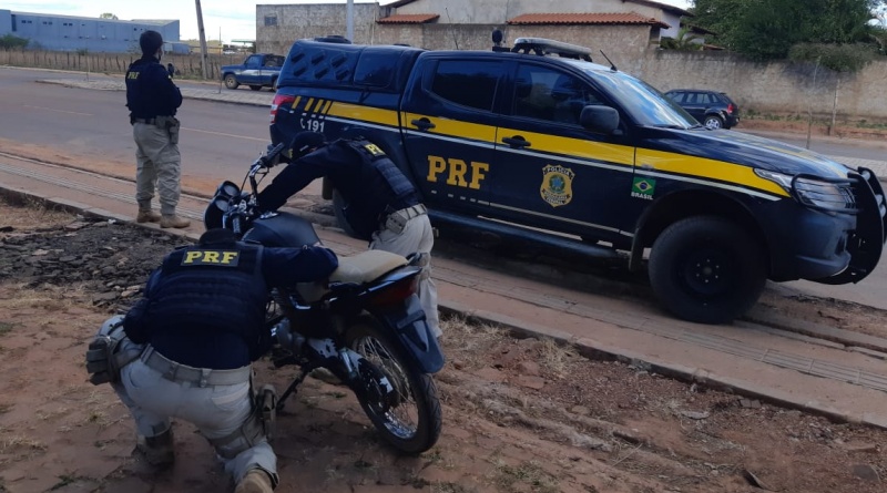 Motocicleta apreendida