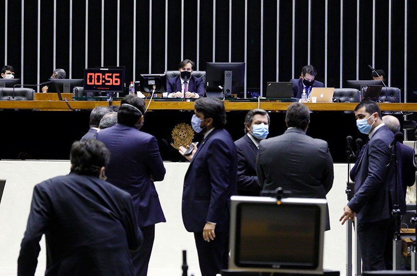 Plenário da Câmara dos Deputados durante a votação desta quarta-feira