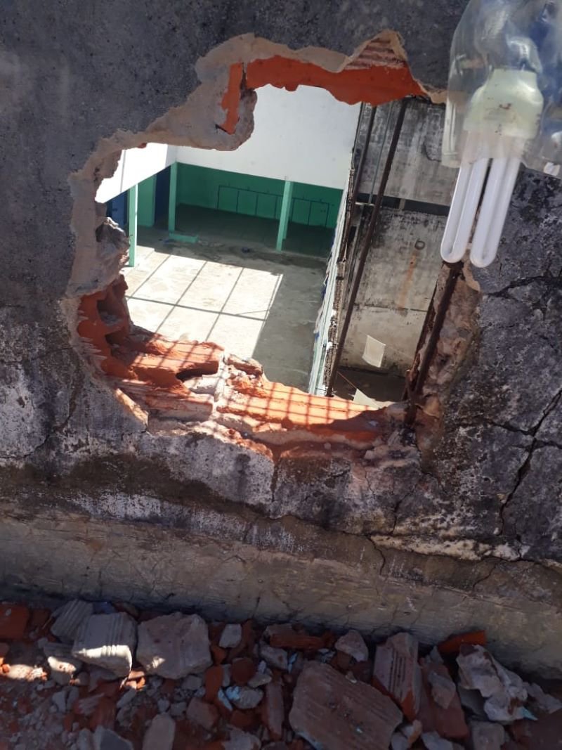 Rebelião na Penitenciária Regional de Esperantina foi controlada por Policiais Penais (Foto: Penitenciária Regional de Esperantina) Rebelião na Penitenciária Regional de Esperantina foi controlada por Policiais Penais (Foto: Penitenciária Regional de Esperantina)