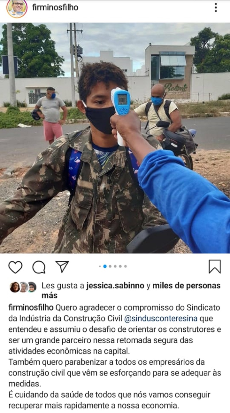 Redes sociais, Firmino Filho