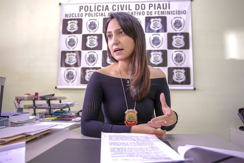 A delegada Luana Alves, do Núcleo de Feminicídio do Departamento de Homicídio e Proteção à Pessoa (DHPP)