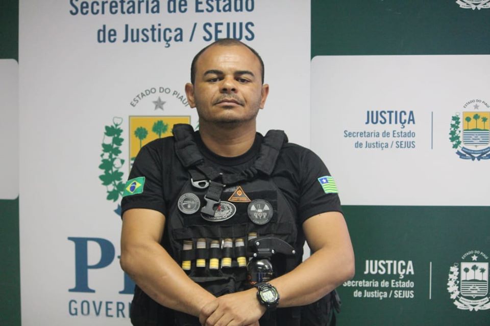 Ednaldo Araújo, diretor da Penitenciária  Prof. José de Ribamar