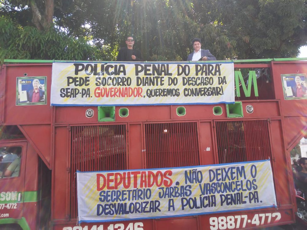 Mobilização do SINPOLPEN-PA (Foto: Ascom/Sinpolpen) Mobilização do SINPOLPEN-PA (Foto: Ascom/Sinpolpen)