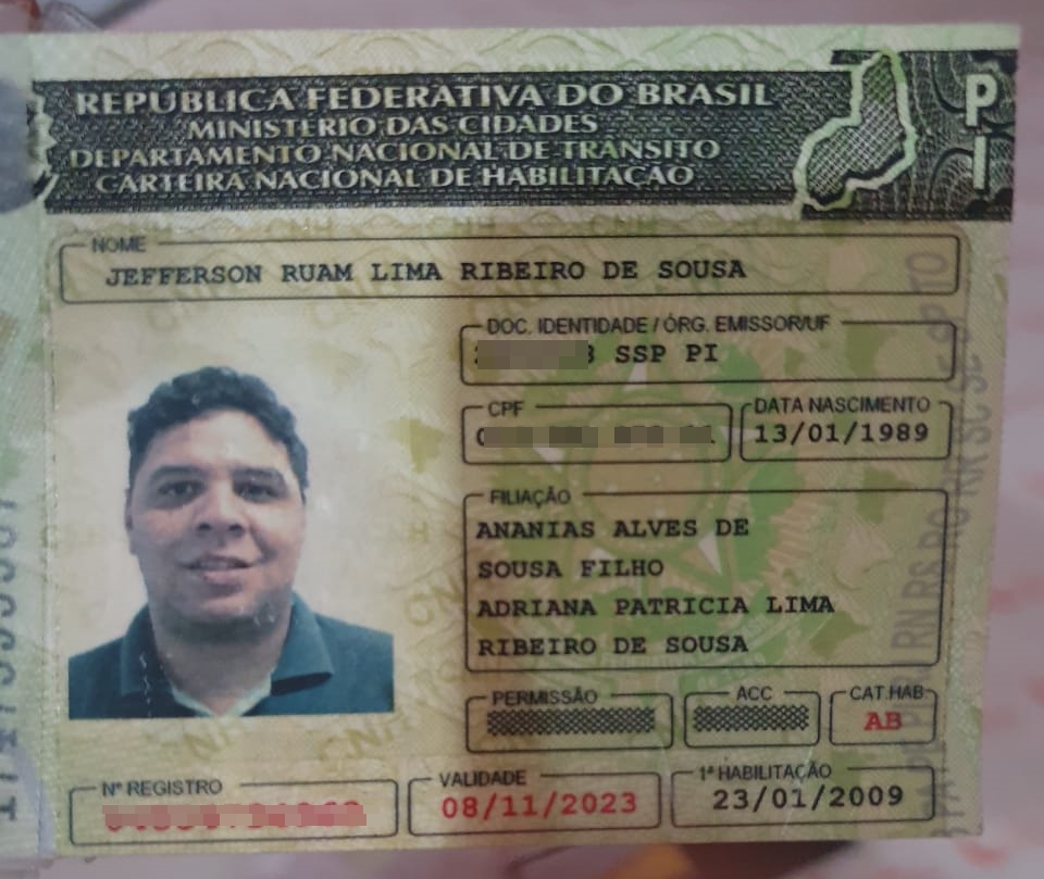 O ex-assessor jurídico do Governo do Piauí, Jefferson Ruam Lima Ribeiro de Sousa