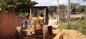 Obras de pavimentação asfáltica da estrada que liga a cidade de Viçosa (CE) e a comunidade da Buíra