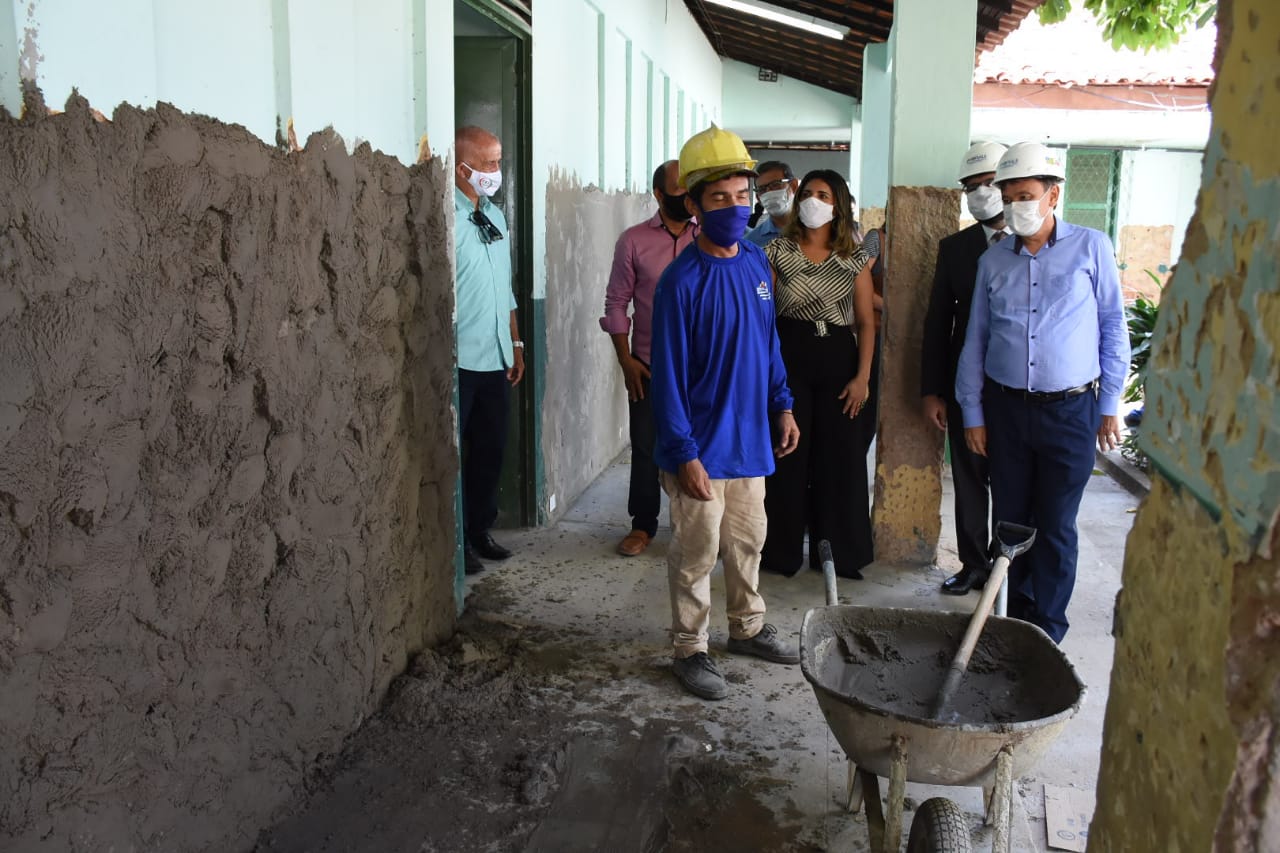 Obras de reforma e ampliação do Centro de Ensino de Tempo Integral (Ceti) Milton Aguiar