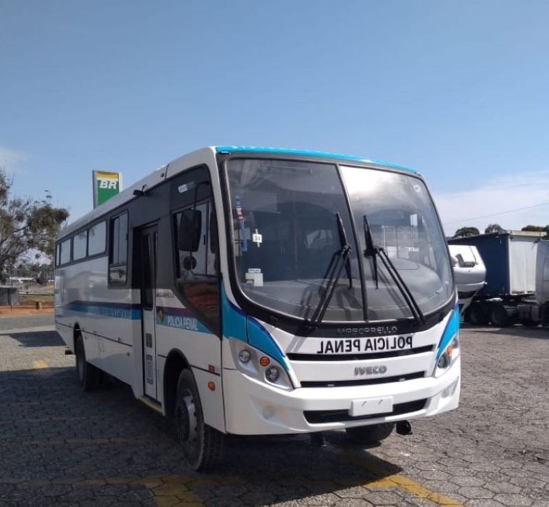 Ônibus doado pelo Depen ao governo do Pará para a Polícia Penal (Foto: DIVULGAÇÃO/SIGILO DA FONTE) Ônibus doado pelo Depen ao governo do Pará para a Polícia Penal (Foto: DIVULGAÇÃO/SIGILO DA FONTE)