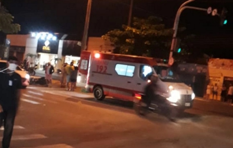 Acidente na Avenida Barão de Castelo Branco, em Teresina