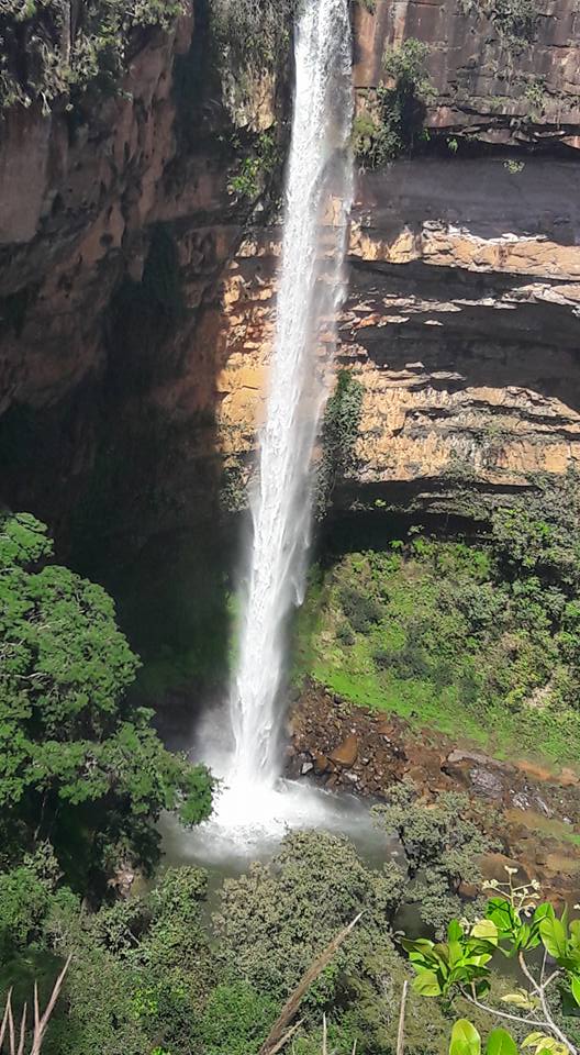 Cachoeira em Mato Grosso - Chapada dos Guimarães, são muito comuns  no Estado