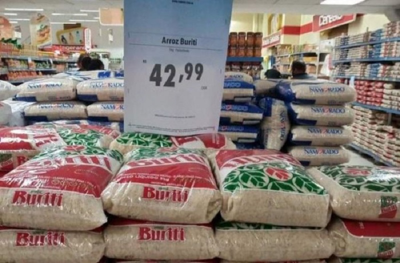 Procon faz fiscalização em supermercados no Piauí devido aumento no preço do arroz