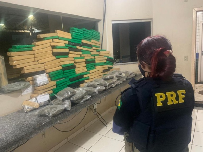 140 quilos de maconha foram apreendidos no Paraná