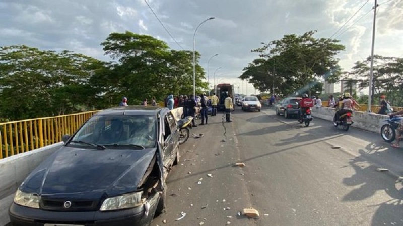 Acidente na Ponte da Primavera, em Teresina