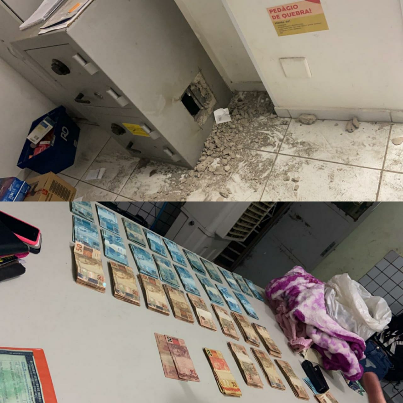 Criminosos arrombam cofre de farmácia e roubam R$ 30 mil em dinheiro