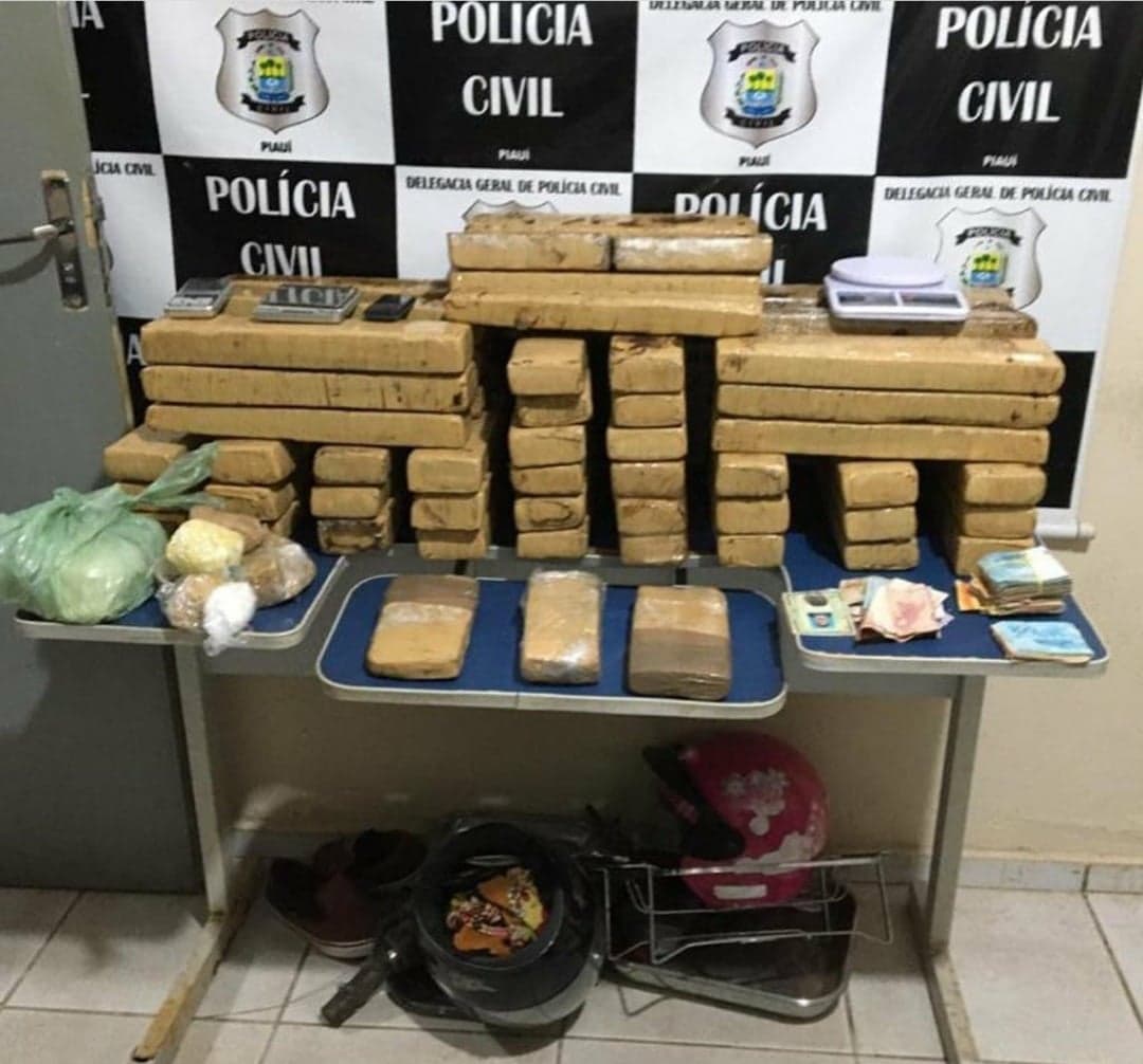 Dupla é presa por tráfico de drogas em Picos