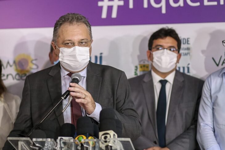 Florentino Neto - secretário de Saúde esteve presente no evento do marco inicial da vacina (Foto: Ascom/Governo/PI) Florentino Neto - secretário de Saúde esteve presente no evento do marco inicial da vacina (Foto: Ascom/Governo/PI)
