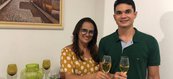 Francisca Teles e Thiago Assis