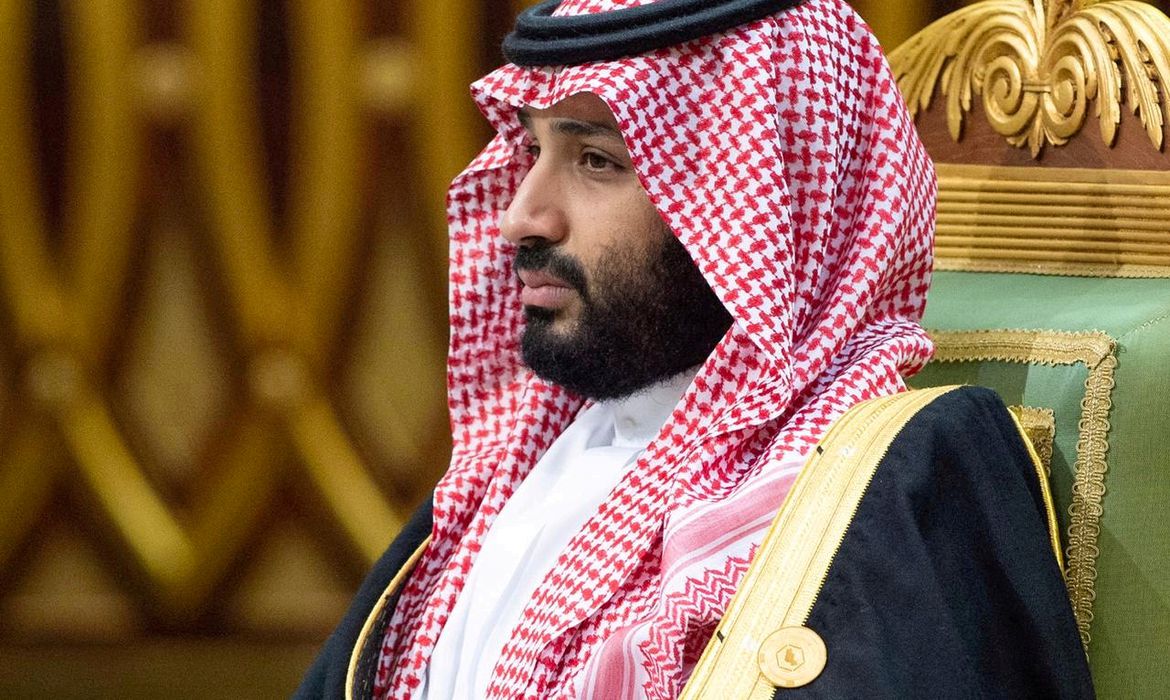 O príncipe herdeiro Mohammed bin Salman