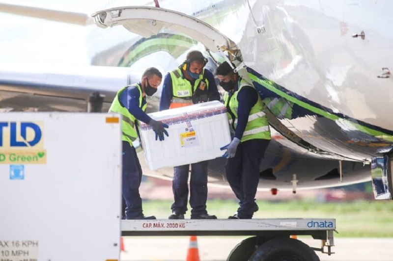 Piauí recebe segundo lote de vacinas contra a COVID-19