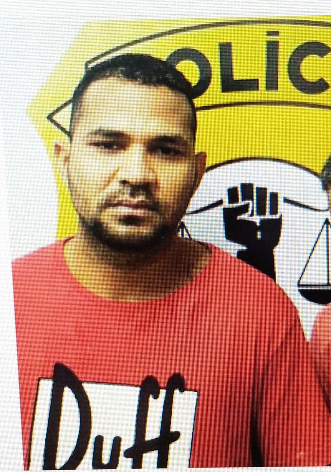 Foto de um dos presos em flagrante na operação da Polícia Civil do Maranhão