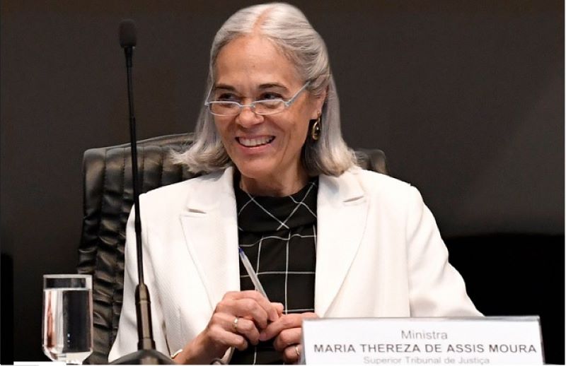 Ministra do SUperior Tribunal de Justiça, Maria Thereza de Assis Moura, atual corregedora do CNJ, autoridade a quem compete decidir se os juízes devem ou não serem afastados do CNPCP