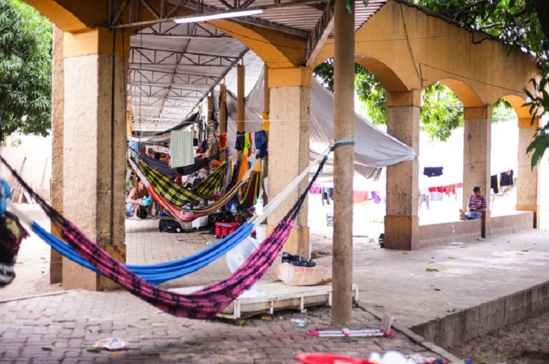 Abrigo dos venezuelanos em Teresina (PI)