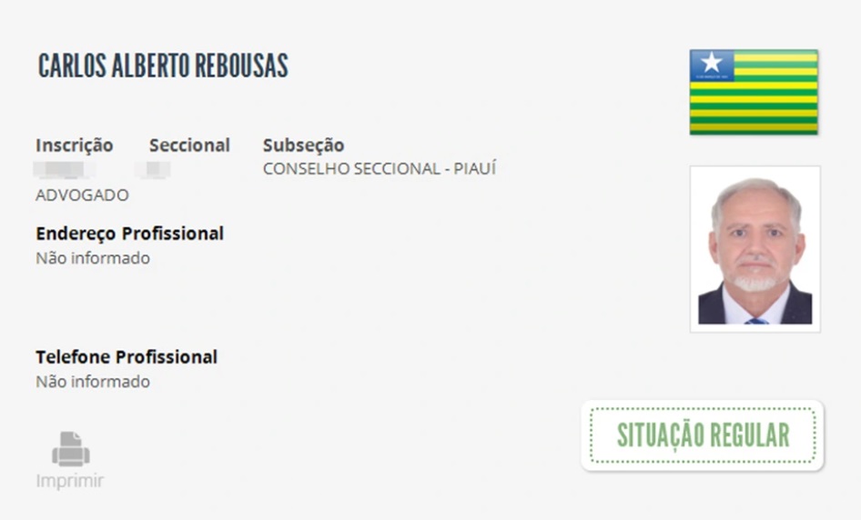 O advogado tinha nome falso e morava há 15 anos no Piauí