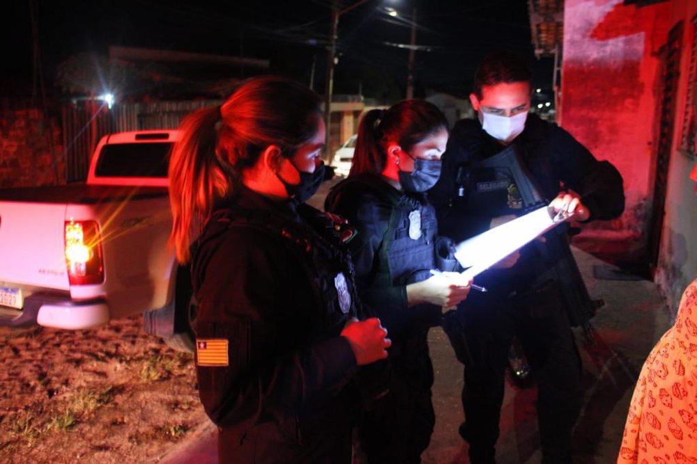 Policiais Penais vão às ruas de Teresina para fisclaizar monitorados (Foto: Divulgação/Sejus) Policiais Penais vão às ruas de Teresina para fisclaizar monitorados (Foto: Divulgação/Sejus)