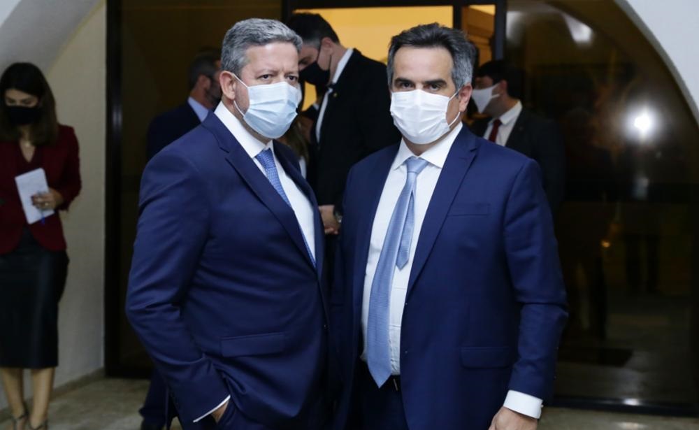 Presidente da Câmara dos Deputados, Arthur Lira (PP-AL), e o ministro da Casa Civil, Ciro Nogueira