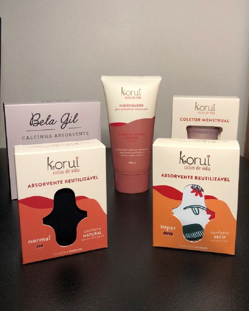 Produtos enviados pela Korui