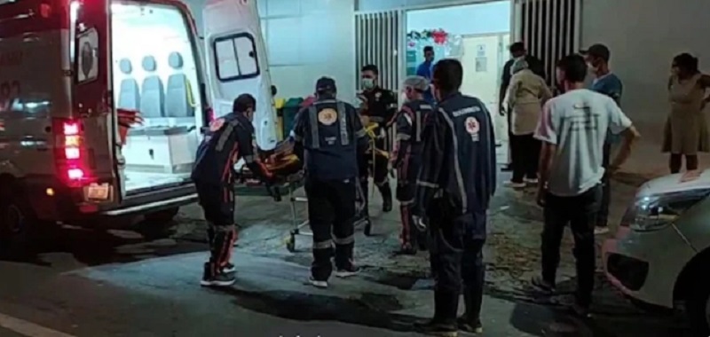 As vítimas foram encaminhadas para o Hospital Regional Tibério Nunes