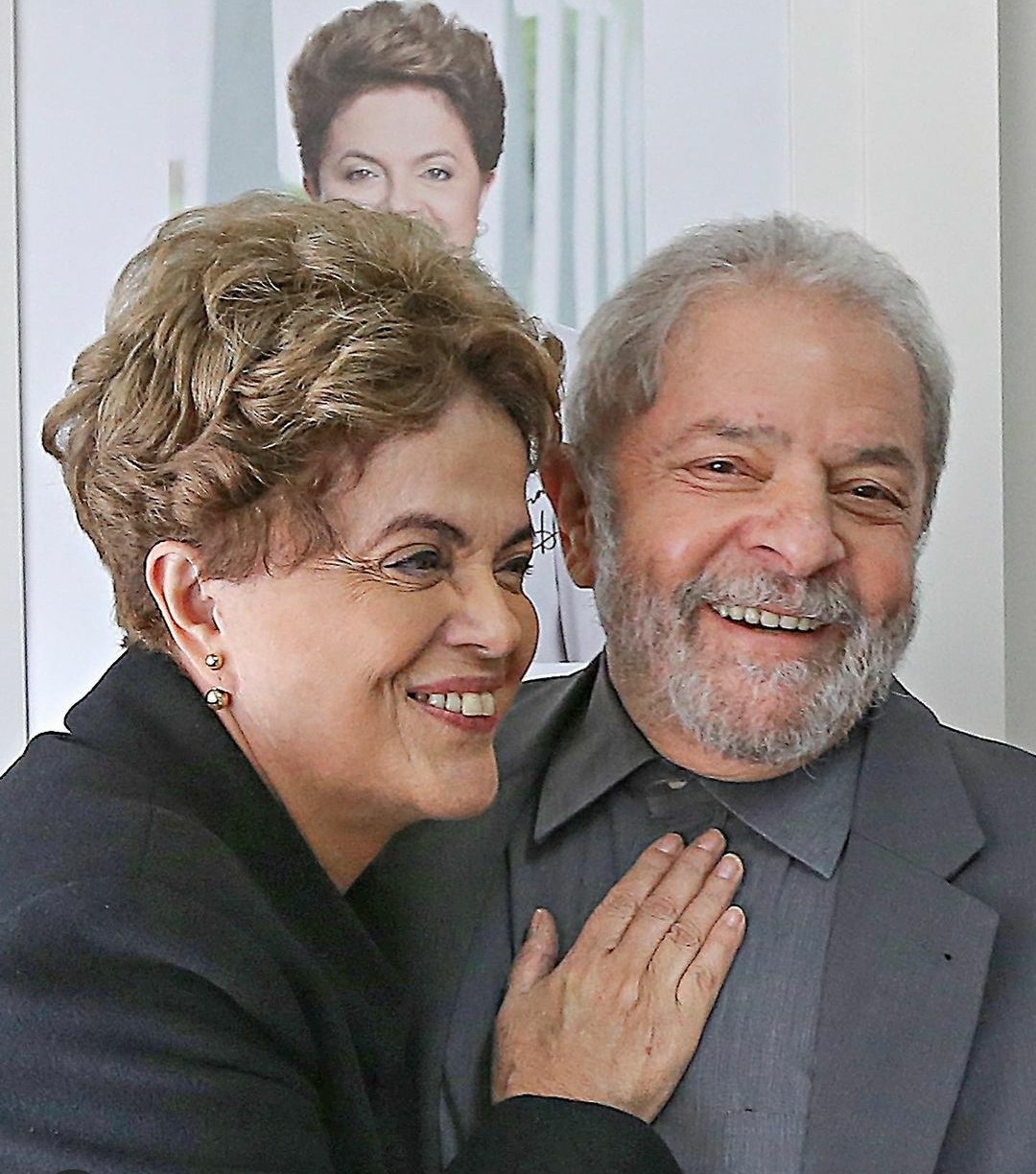 Ex-presidentes da República Luiz Inácio Lula da Silva e Dilma Rousseff