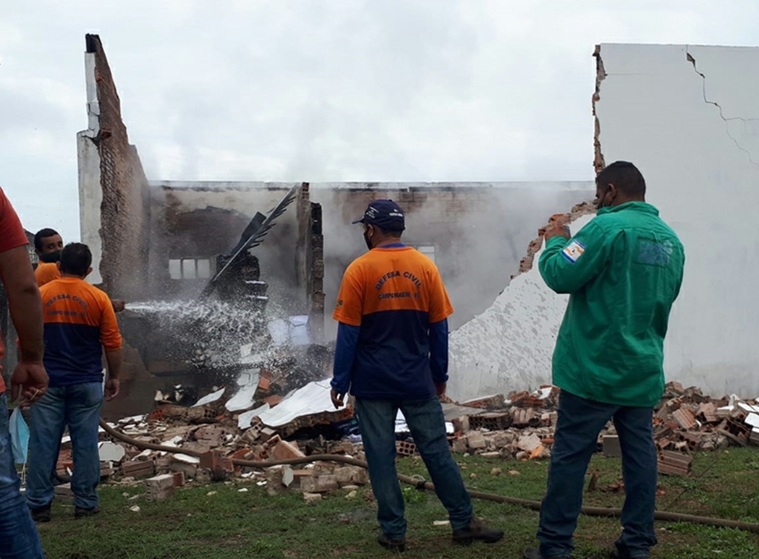 Incêndio atinge Hospital Regional de Campo Maior