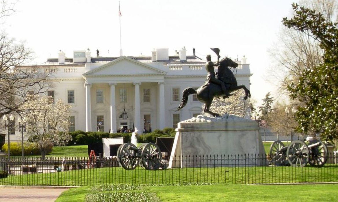 Casa Branca, sede oficial do poder executivo dos Estados Unidos