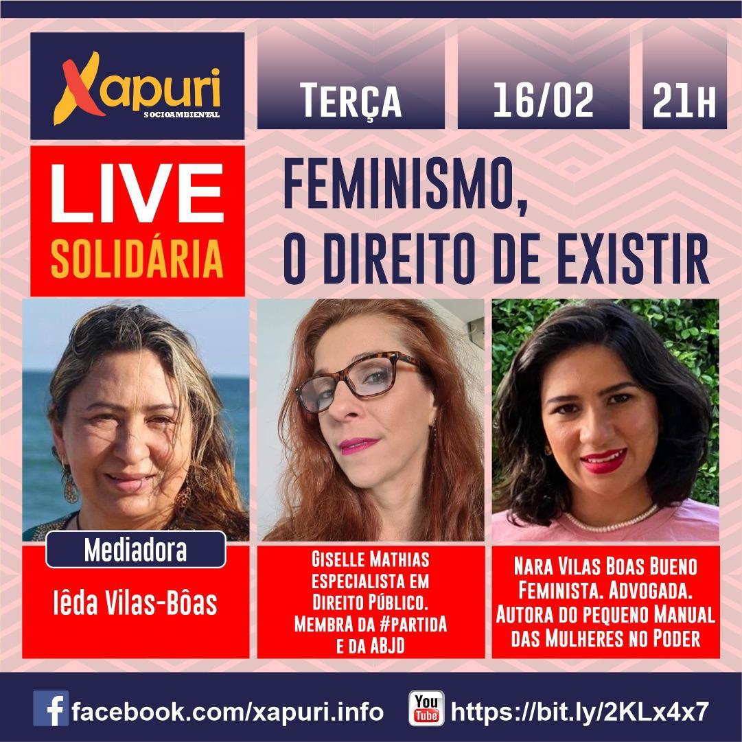 Live Solidária: Feminismo, O Direito de Existir